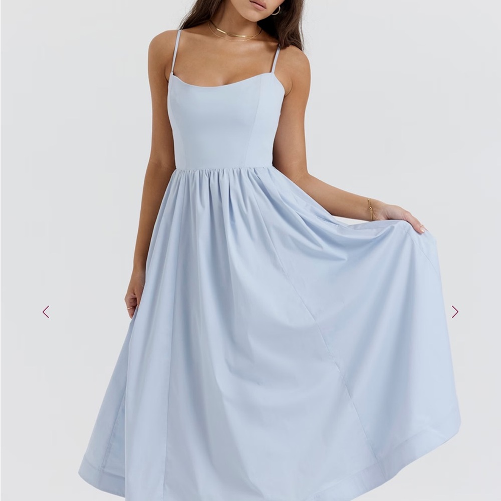 House of CB Light Blue Midi Dress - Picture 4 of 5